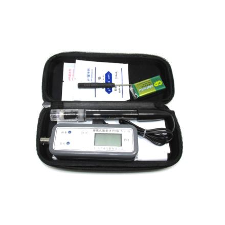 QIWEI PHB-5 pH Meter Portable Microcomputer E201-C Composite ElectRode