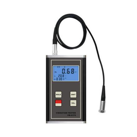 LANDTEK VM-6370 Vibration Meter, Enhanced, Three-paraMeter Simultaneous Display, Broadband 10Hz-10kHz