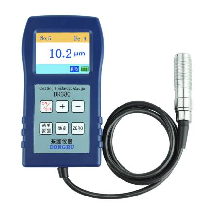 DONGRU DR380 Coating thickness Gauge Portable film thickness Gauge magnetic eddy current dual-use 0~ 1250&mu;m