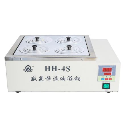 RONGHUA INSTRUMENT HH-4S digital display thermostatic oil Bath RT +~ 300 ℃ temperature control