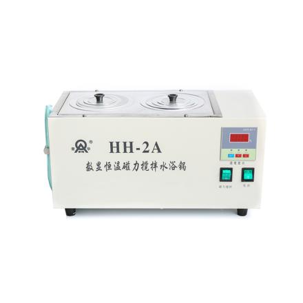 RONGHUA INSTRUMENT HH-2A digital thermostatic magnetic Stir Water Bath double hole 600W