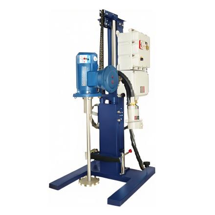 MUXUAN MXF-A1.5Q Small Batch Stirring Disperser Full Explosion-proof Frequency Conversion Hand Lift 0-3000rpm