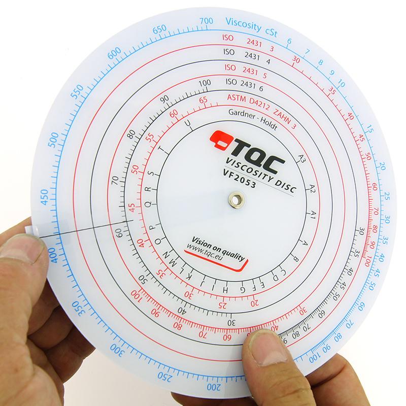 TQC sheen VF2053 Viscosity comparison dial Figure 2