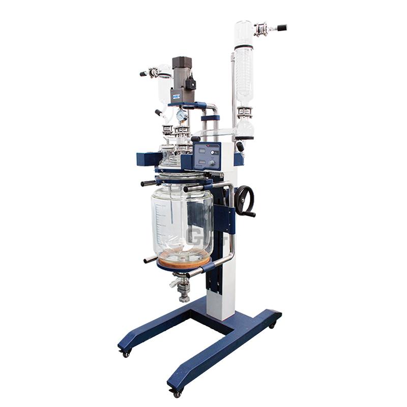 郑州长城科工贸 GRL-5 升降三层玻璃反应釜