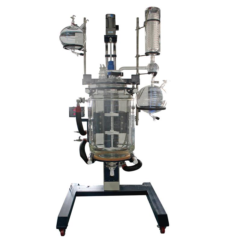 郑州长城科工贸 GRL-100 升降双层玻璃反应釜