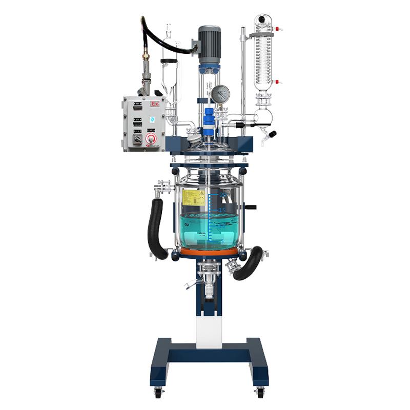 郑州长城科工贸 GRL-50EX 防爆升降双层玻璃反应釜