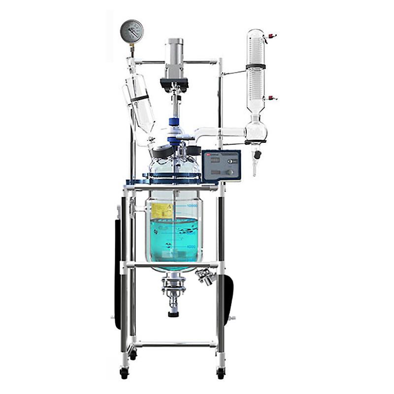 郑州长城科工贸 GR-10 变频调速三层玻璃反应釜 