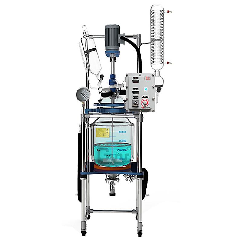 郑州长城科工贸 GR-20EX 防爆双层玻璃反应釜 