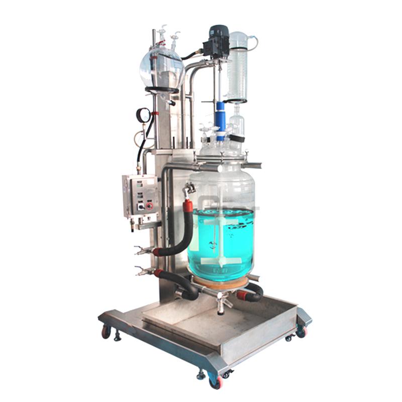 郑州长城科工贸 GRSL-20EX 防爆调速双层玻璃反应釜