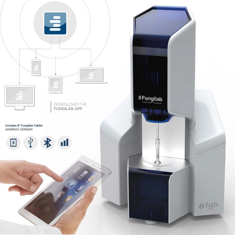 Fungilab STCP 锥板粘度计 Figure 1