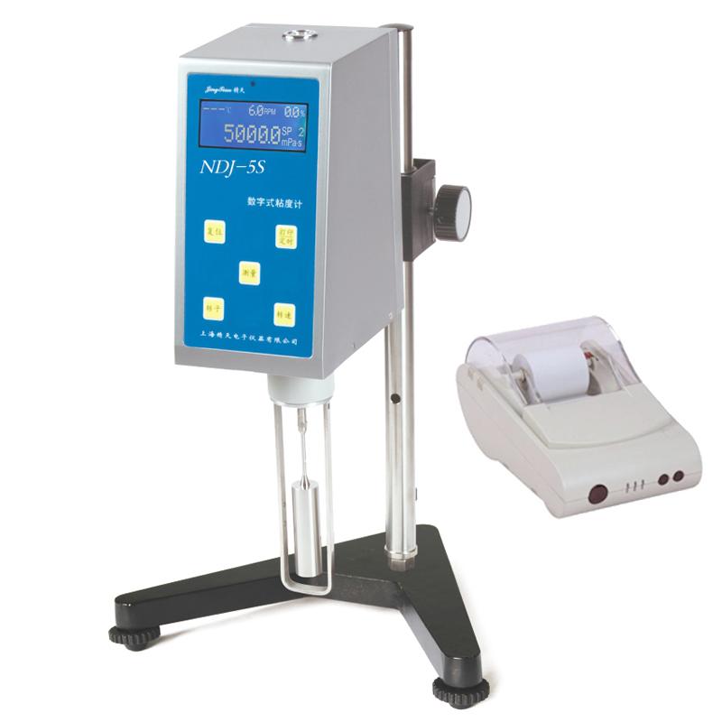 精天 NDJ-5S+打印机 数显旋转式粘度计