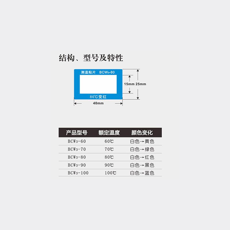 长龙 BCW4-60 反光型测温贴片 Figure 2