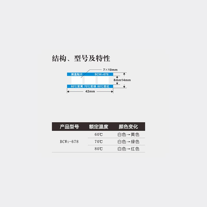 长龙 BCW4-60 反光型测温贴片 Figure 5