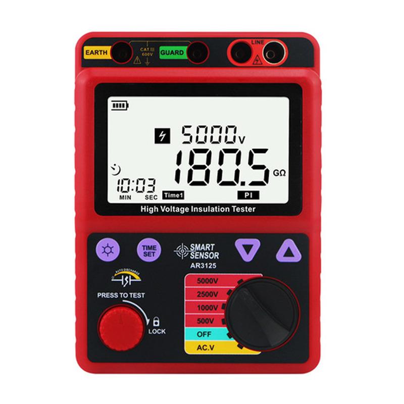 SMART SENSOR AR3125 High voltage insulation resistance Meter