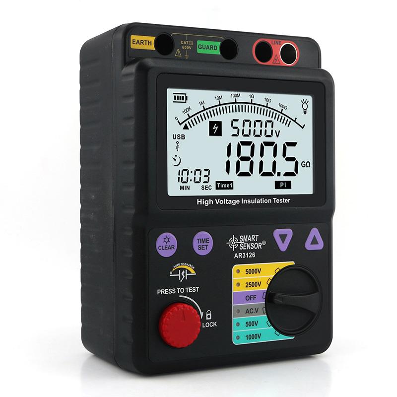 SMART SENSOR AR3126 High voltage insulation resistance Meter Figure 3