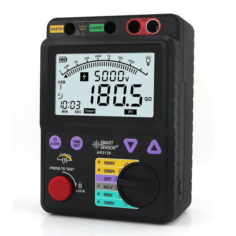 SMART SENSOR AR3126 High voltage insulation resistance Meter Figure 1