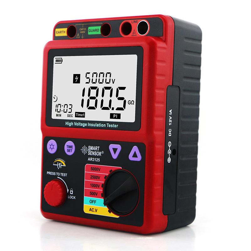 SMART SENSOR AR3125 High voltage insulation resistance Meter Figure 1