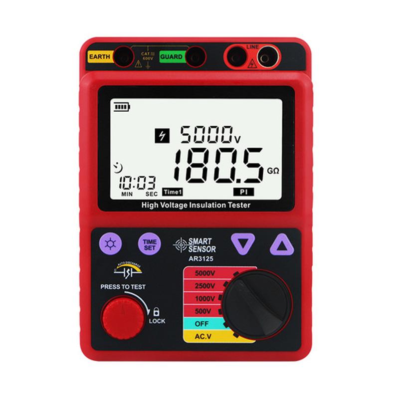 SMART SENSOR AR3125 High voltage insulation resistance Meter