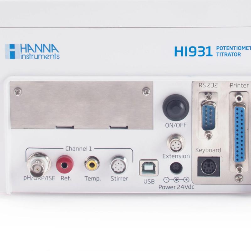 HANNA HI931-02 Potentiometric titrator Figure 1