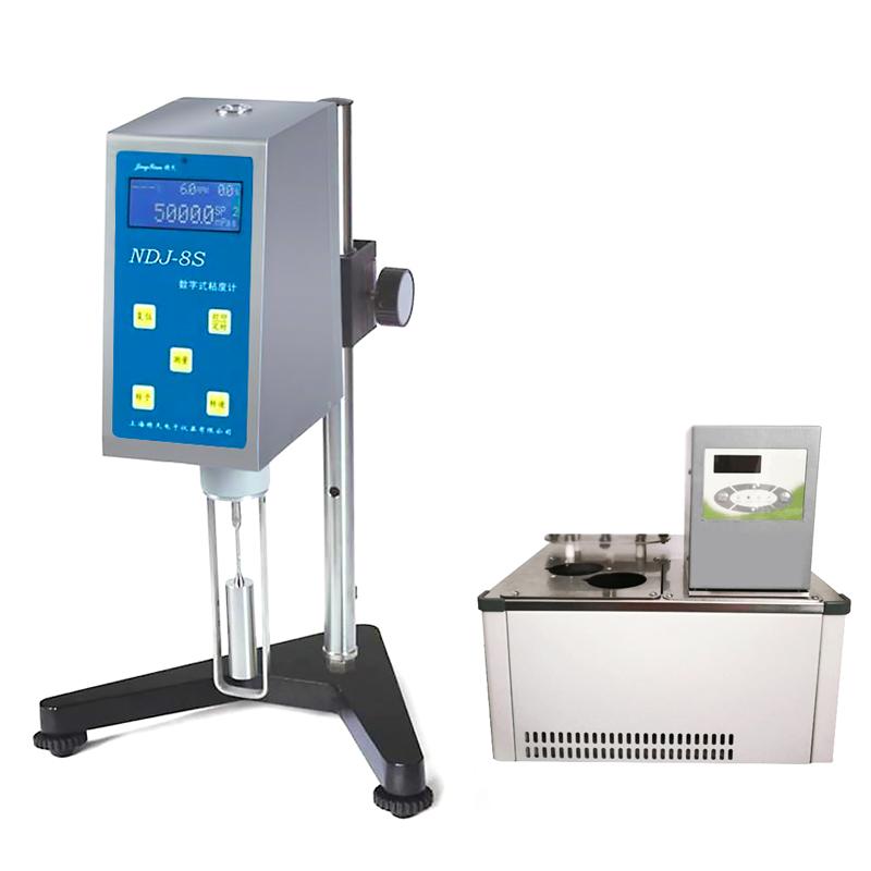 JingTian NDJ-8S + LC-1008 Thermostatic bath Digital swirling/spinning Viscometer