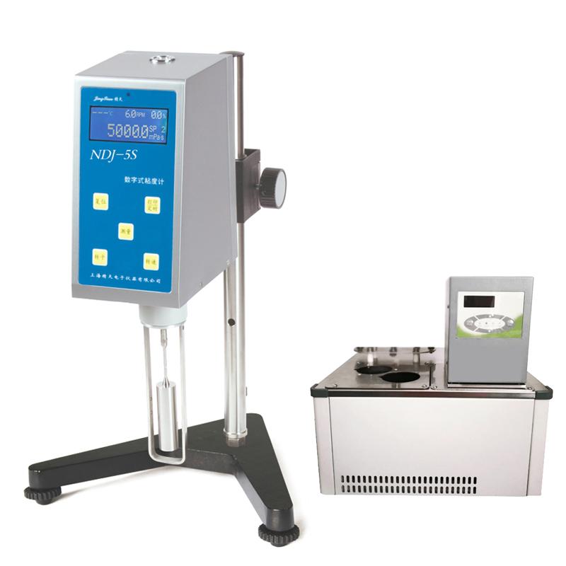JingTian NDJ-5S + LC-1008 Thermostatic bath Digital swirling/spinning Viscometer