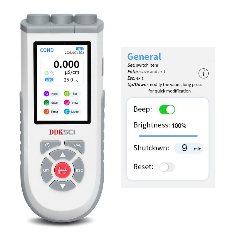 DDKSIC EC10 Portable Conductivity Meter (Color Screen) Figure 2