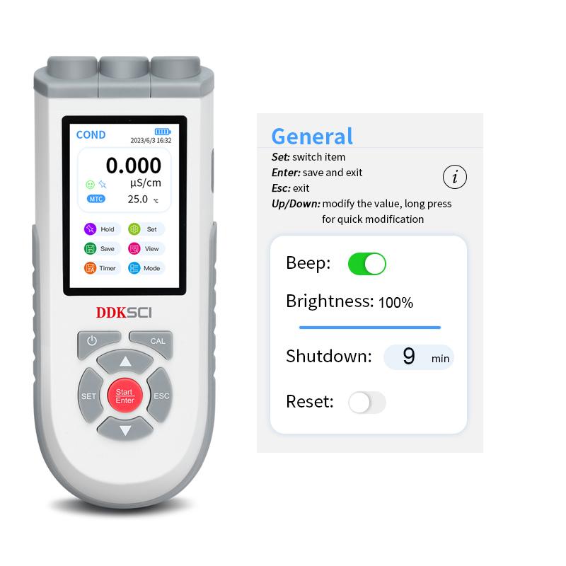 DDKSIC PC10 便携式pH、电导率仪 (彩屏) Figure 2