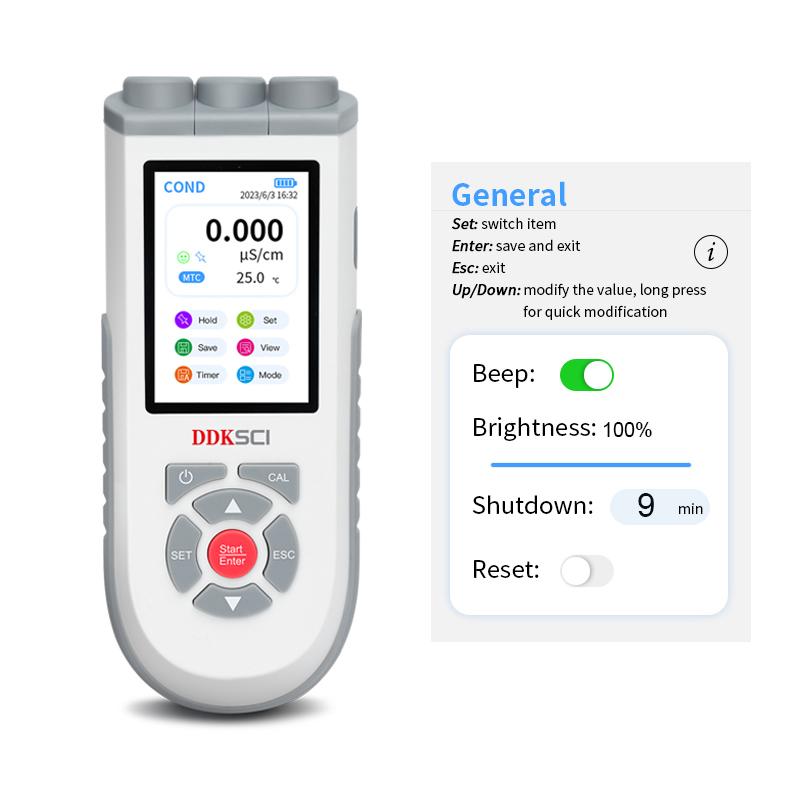 DDKSIC CD10 便携式电导率、溶解氧仪(彩屏) Figure 3