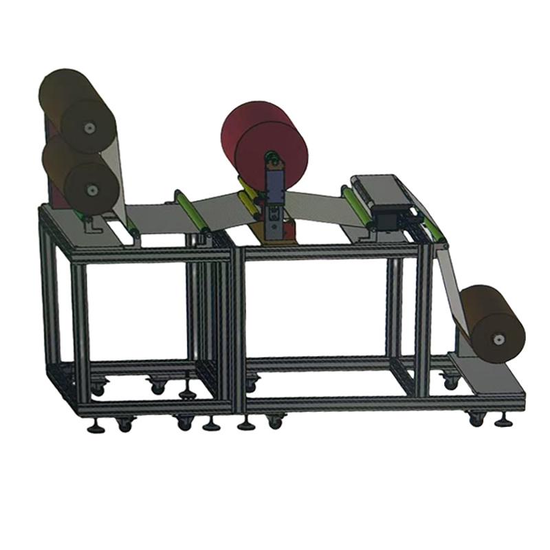 博莱德 RTRMA-600 双工位放卷贴合热压收卷一体机