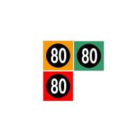 亚东星 数显反光型60 测温纸 数显反光型 60℃超温显示 回归定向反射