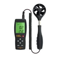 SMART SENSOR AS856 AnemoMeter High Accuracy Velocity Air Temperature measurement instrument, backlit display data storage