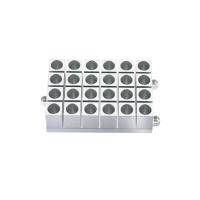 HUXI 20060031 testtube thermostatic instrument 24 hole diaMeter &le; 12mm testtube 100 ℃ thermostatic metal Bath