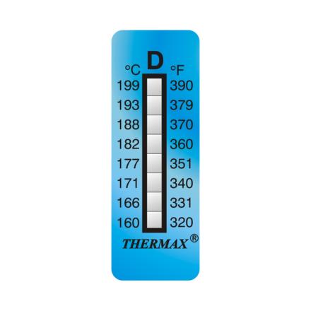 Thermax 08STHERNGDD 测温纸 八格热敏试纸 不可逆变色温度监测