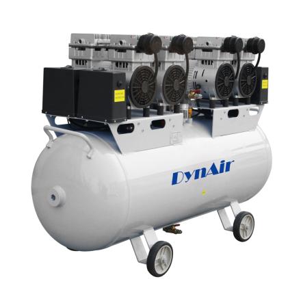 大圣DA7004无油空压机 实验室空压机4泵头3000w超静音