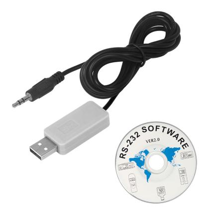 LANDTEK 232 data cable set RS232 data cable software CD-ROM PC connection data management