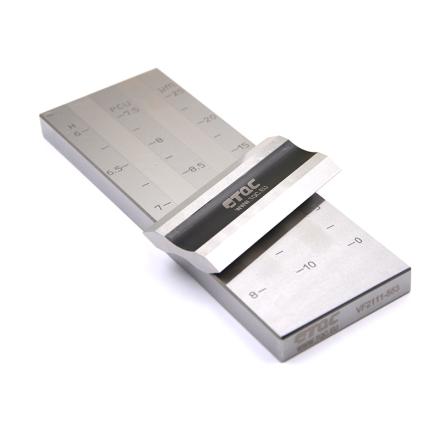 TQC VF2118 double-channel Fineness Gauge design Stainless steel +/- 2 micron accuracy