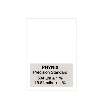 PHYNIX Surfix 2mm 校准片 箔校准 厚度范围10微米至10毫米