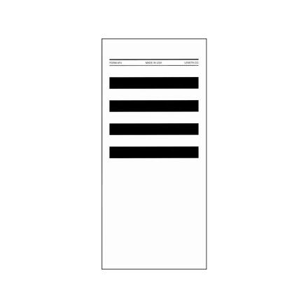 LENETA Form 6F4双涂层卡纸通用涂料测试图表