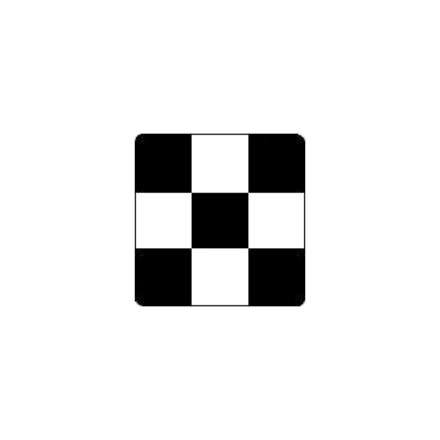 LENETA Form M33喷涂卡 黑白棋盘式喷涂监测卡 2x2英寸