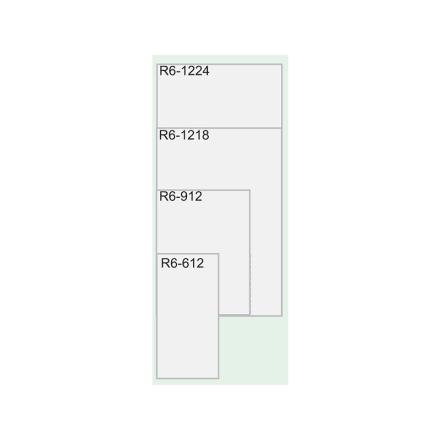 LENETA Form R6-912 纤维面板 纯白色纤维板涂料测试板