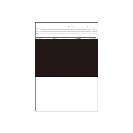 PUSHEN PS 2930/3 large black and white paper ZGL hiding power measurement cardboard, black and white reflectance < 1/80 +/- 2