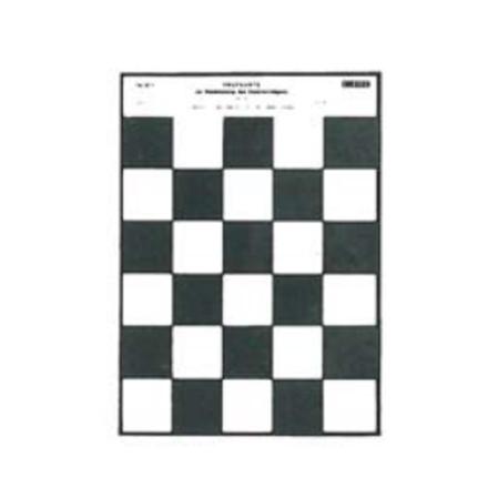 仪力信erichsen451-22/4涂料遮盖试验纸黑白格A4