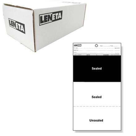 LENETA Form 1A 遮盖力纸 黑白罩光油卡纸 ASTM标准涂料油墨测试