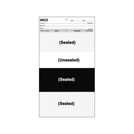LENETA Form18A 渗透力卡纸 黑白罩光油涂布测试卡纸 遮盖力测试卡纸