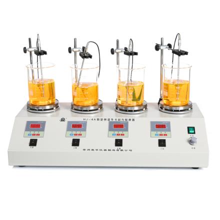 RONGHUA INSTRUMENT HJ-4A Magnetic Stirrer Digital Temperature Control 2400rpm 1000ml * 4