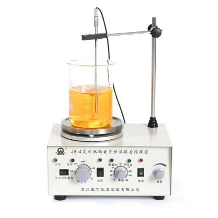 荣华JB-4磁力搅拌器双向定时电子恒温磁力加热搅拌器