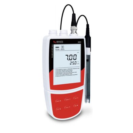 Bante220-ORP Portable pH/ORP Meter 2 point calibrated automatic temperature compensation