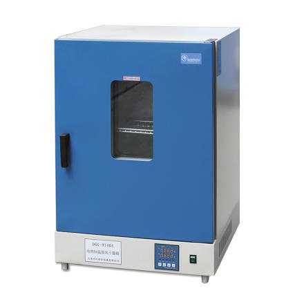 上海齐欣DGG-9140A立式电热恒温鼓风干燥箱镜面不锈钢内胆