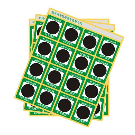 长龙 NCW2-65 可逆型测温贴片 65℃黑色变红色可逆测温