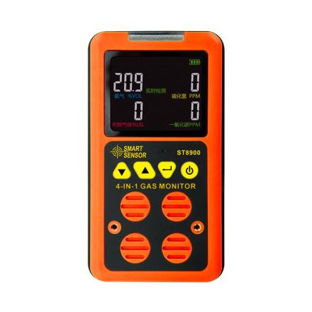 SMART SENSOR ST8900 Gas Detector Oxygen combustible gas Carbon monoxide hydrogen sulfide detection